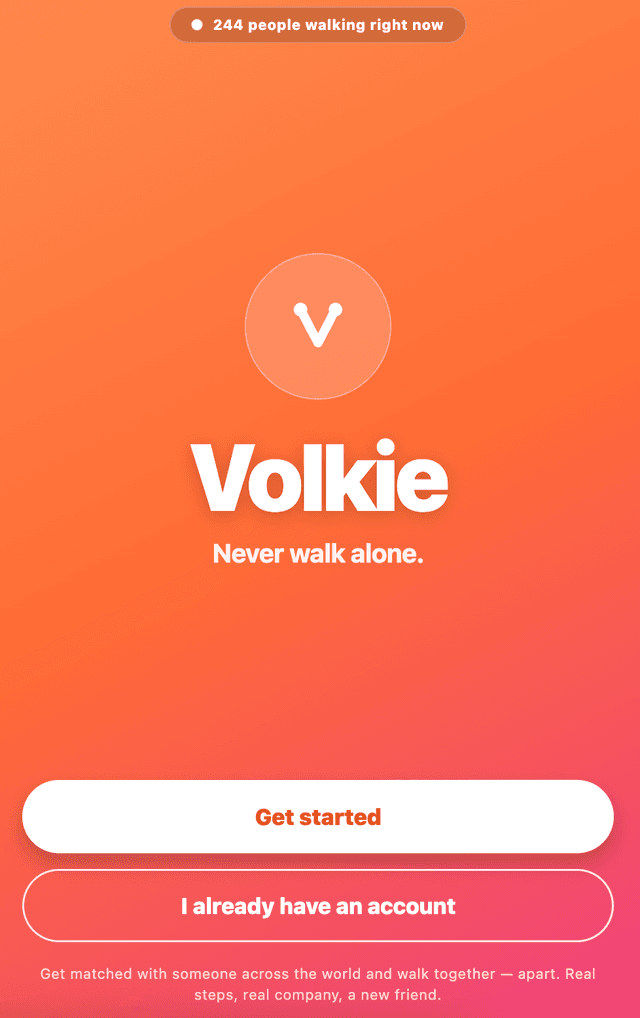 Volkie App Screenshot
